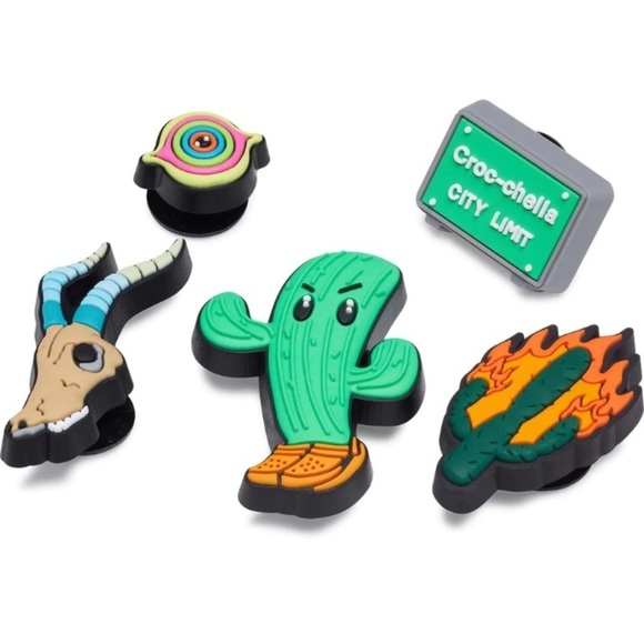 Crocs Jibbitz Summer Fest Plug 5 Pack - Picture 2 of 4